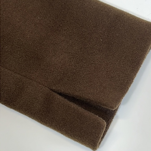 Vintage S & D Chocolate Brown Lined virgin Wool One Button Womens L  Blazer USA - Picture 7 of 8